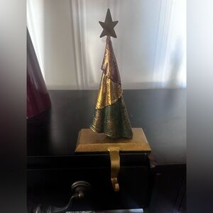 Pier 1 Christmas Tree Single Stocking Holder